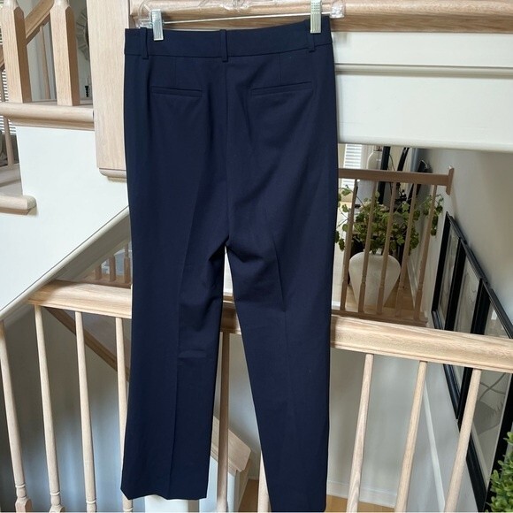 J. Crew Straight-leg Pant in Bi-stretch Wool In Navy 0 - Picture 7 of 15